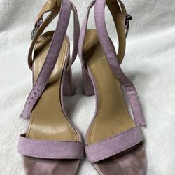 Women Express Essex Chunky Heel Lilac Size 6
