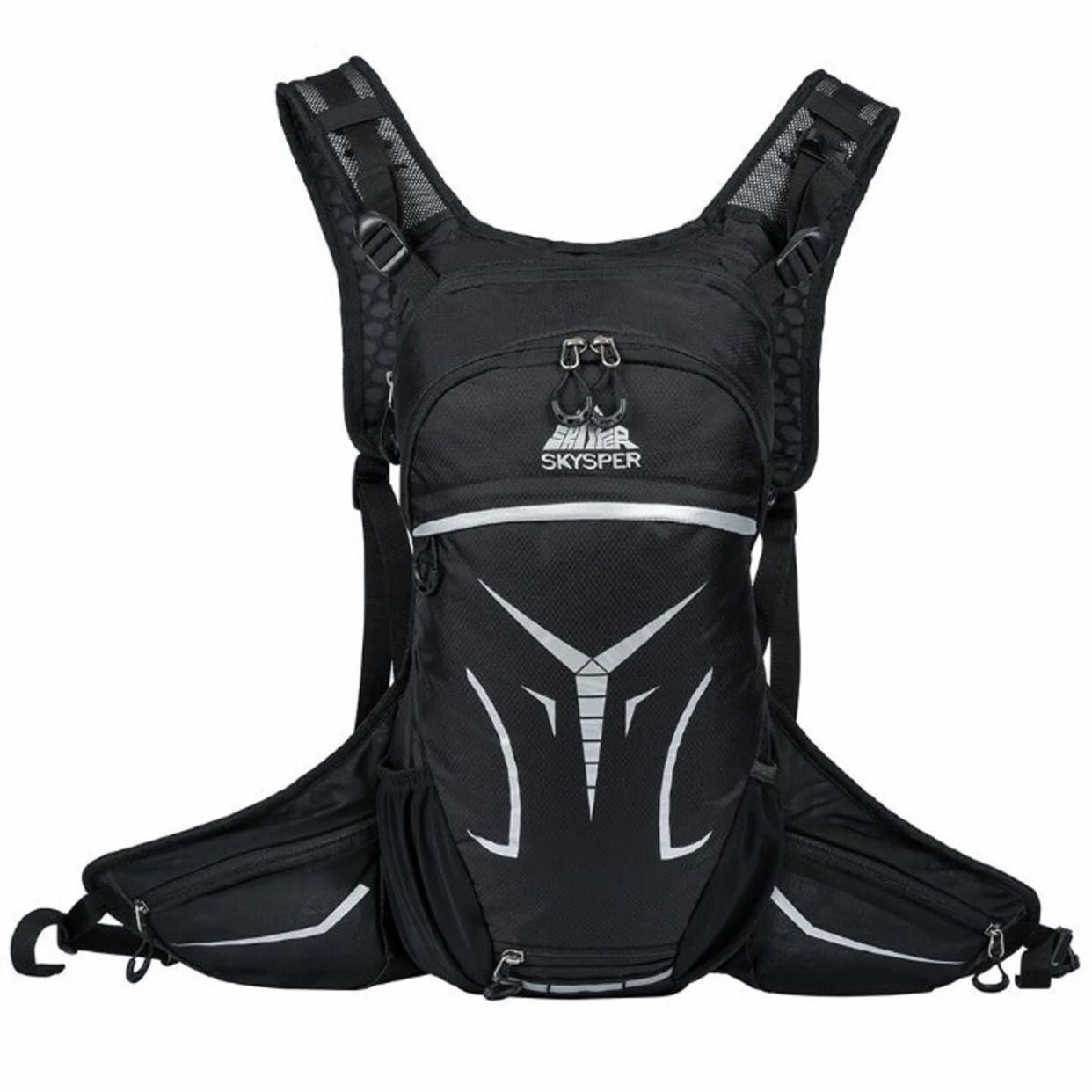 Skysper 15L Cycling Backpack | Hydration Backpack | Water Backpack with Helmet Bag