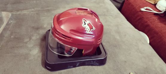 Phoenix Coyotes Ed Jovanoski Mini Autographed Helmet - Remember The Coyotes!!