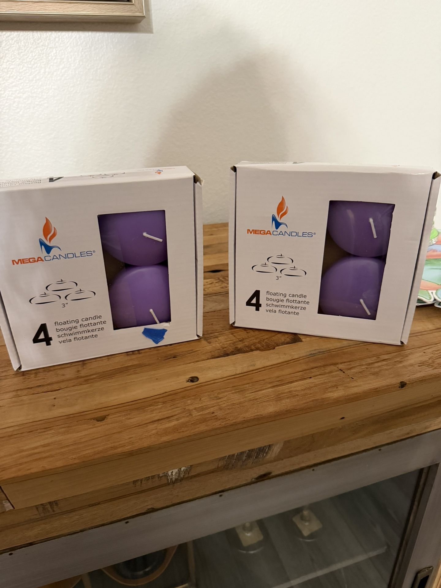 Floating Candles 4 In A pack-2 Packs 
