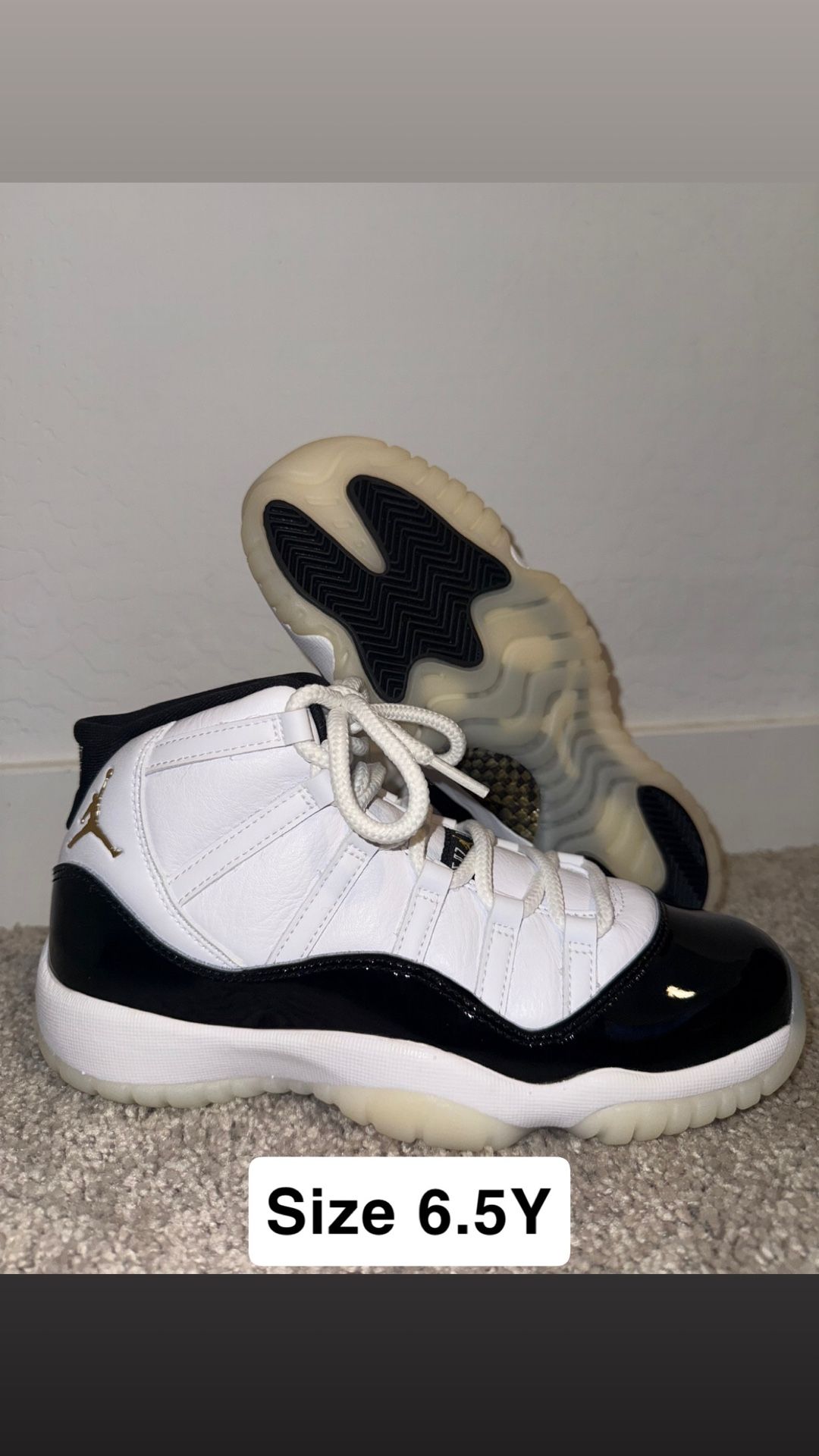 Jordan 11 Retro Size 6.5Y New No Box B-Grade