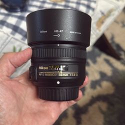 Nikon 50mm 1.8 Lens