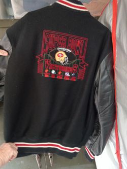 49ers Superbowl Wins Coat Vintage Xl