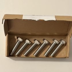 NEW 304 Stainless Steel M12-1.75 x 50mm Hex Bolt (6-pack)