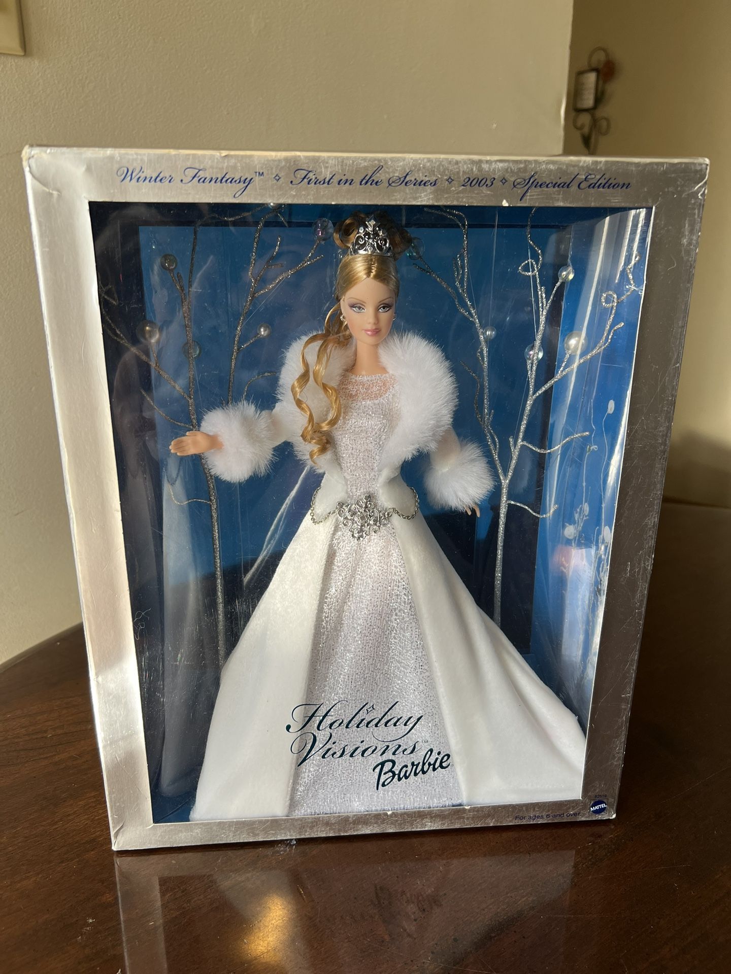 NEW 2003 Holiday Visions Barbie Doll Winter Fantasy Series Special Edition First in the Series NIB #82519 