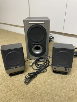 Altec Lansing 221 3-pc Amplified Speaker System With Subwoofer