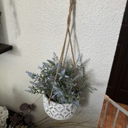Small Artificial Hanging Plant