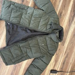 Olive Nautica Puffer Jacket