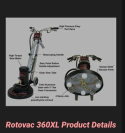 Rotovac 360XL High Performance Carpet Cleaning Machine