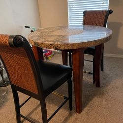 4pcs Round Dining Table 