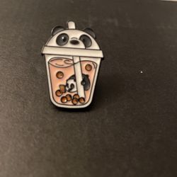Panda Boba Pin
