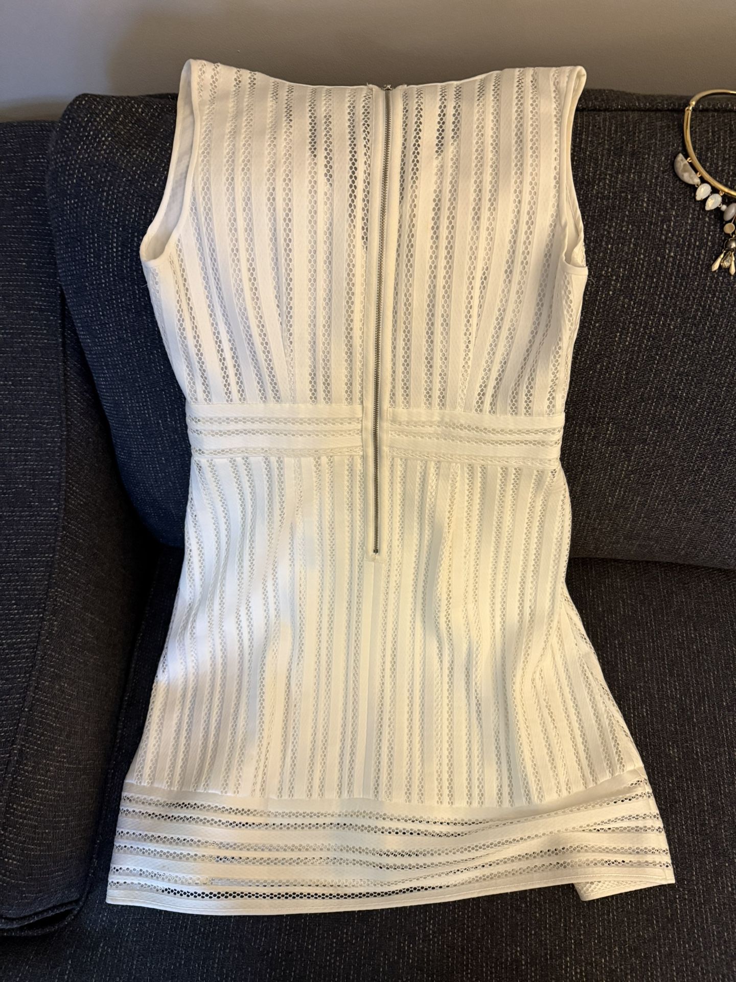 J Crew White Eyelet Short Dress