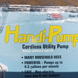 Cordless Utility Water Pump