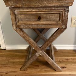 Wood Entry Table/Nightstand/Side Table