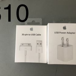 Apple iPhone 4 4s iPod Cable and Charger