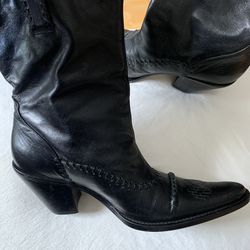 J Lo Genuine Leather Women Cowboy Boots