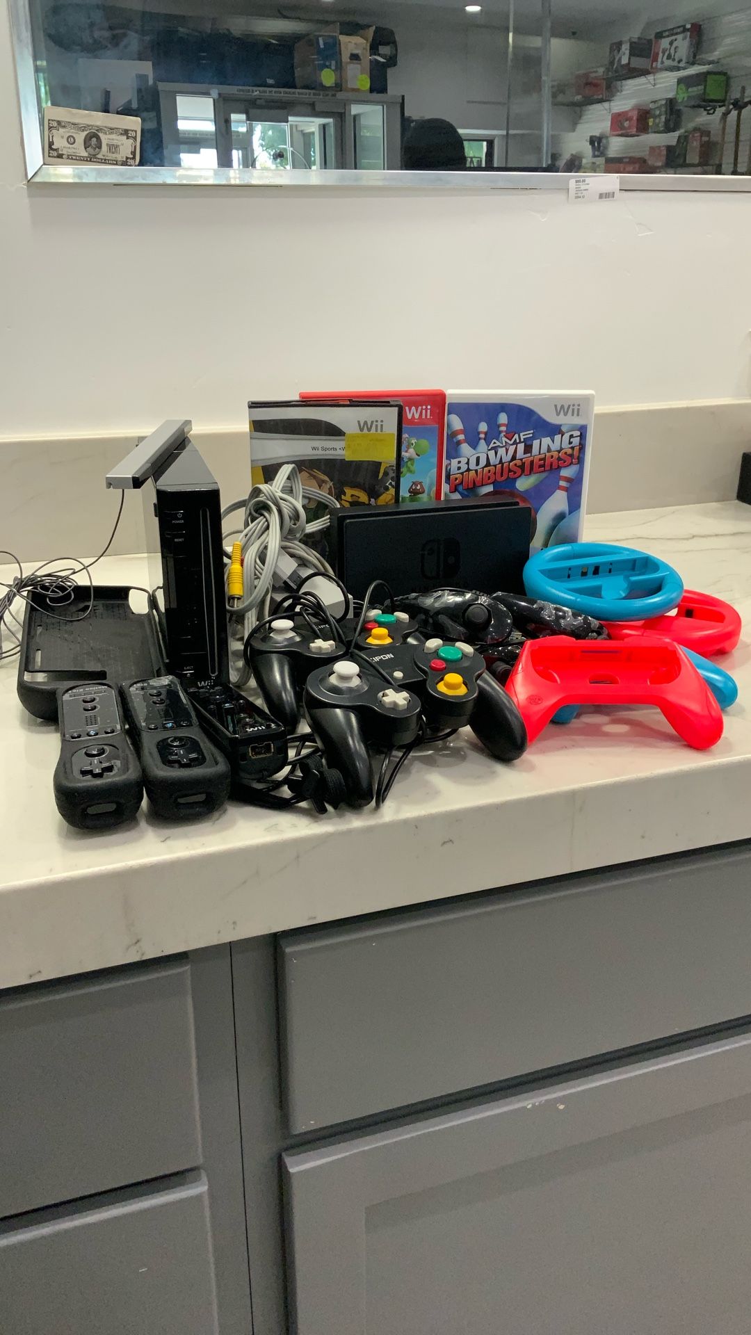 Wii Console Plus Games & Accessories, and Nintendo Switch Accessories