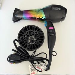 Conair InfinitiPro Hair Dryer w/ attachments and box