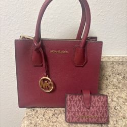 Michael Kors Purse With Mini Wallet 