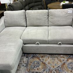 Beige Fabric Sleeper Sofa From Costco 