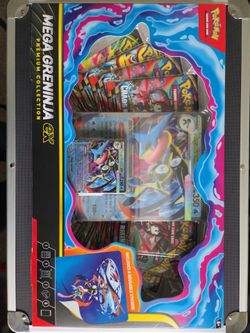 Sealed Mega Greninja EX Premium Collection Pokémon Box
