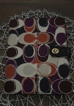 Like new coach iPad case