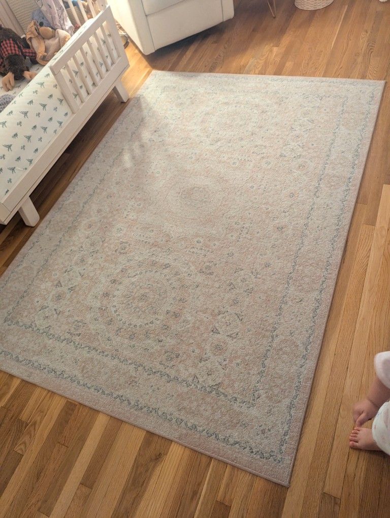 5x7 Rug Neutral Blush