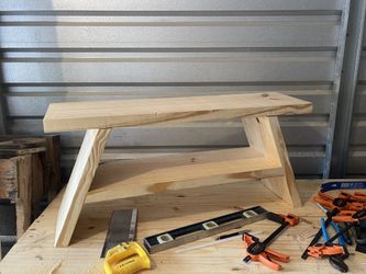 Handmade Pine Bench