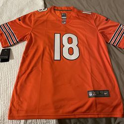 Men's Chicago Bears Caleb Williams Nike Orange Vapor F.U.S.E. Limited Jersey