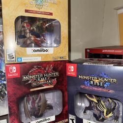 Monster Hunter Switch Collector’s Edition Set Of 3