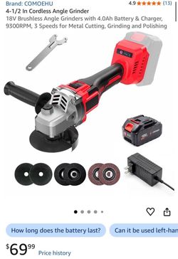 4-1/2 In Cordless Angle Grinder brand new in box
