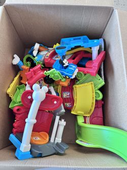 Vtech Go! Go! Mickey Gas And Repair Shop and Fire Station Playset