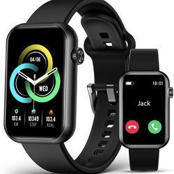 NEW Smart Watch for Women Men, Smartwatch for iPhone & Android Bluetooth (Answer/call), waterproof