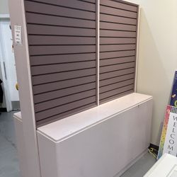 Two Sided Slat Wall Display 
