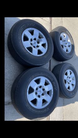 4 - 265/70r17 6x5.5 6x139.7 Stock FJ Cruiser Tacoma Tundra 4Runner Yukon Tahoe Wheels Rims Tires!!!!