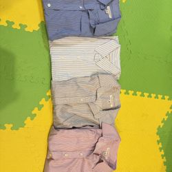 4 Banana Republic Non-Iron Shirts (Petite 4P)