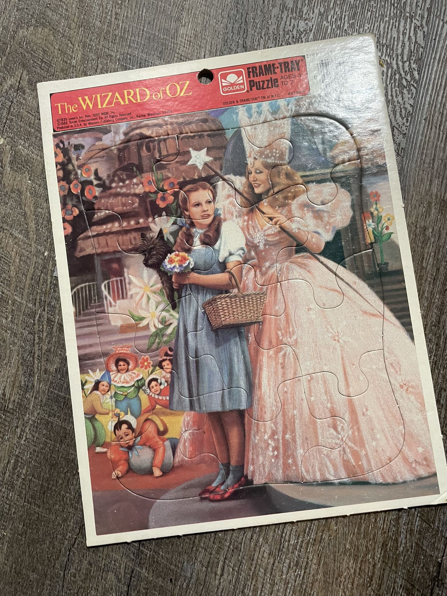 Vintage Wizard Of Oz  Puzzle 