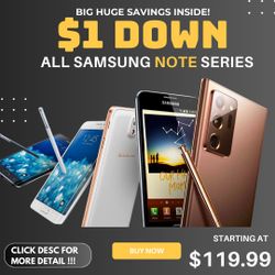 🚀 Big Screens. Big Deals. Galaxy Note Starting at $119