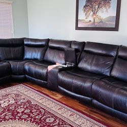 Recliner Sectional  With Warranty 