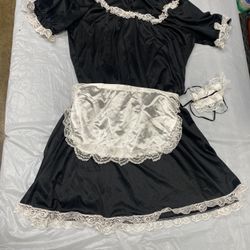 French Maid Women’s One Size Fits Most Halloween Costume
