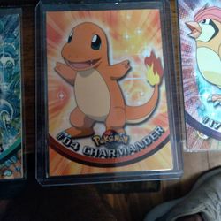 Charmander Topps Trading Card NM