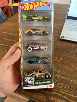 Hot Wheels Retro Racer 5 Pack