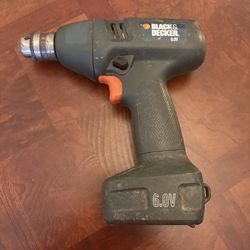 🔧 Black & Decker 6.0V Cordless Drill/Driver