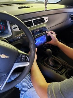 Car stereo alarm and tint