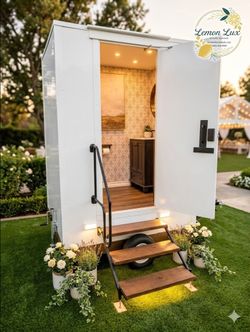 Restroom for events portal potties luxury