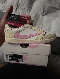 Air Jordan 1 Low OG SP Moonlight Pink Girl Size 3Y