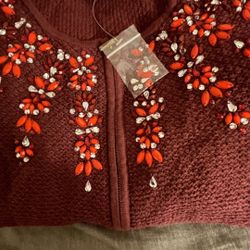 Sweater/ Zip Up Cardigan 