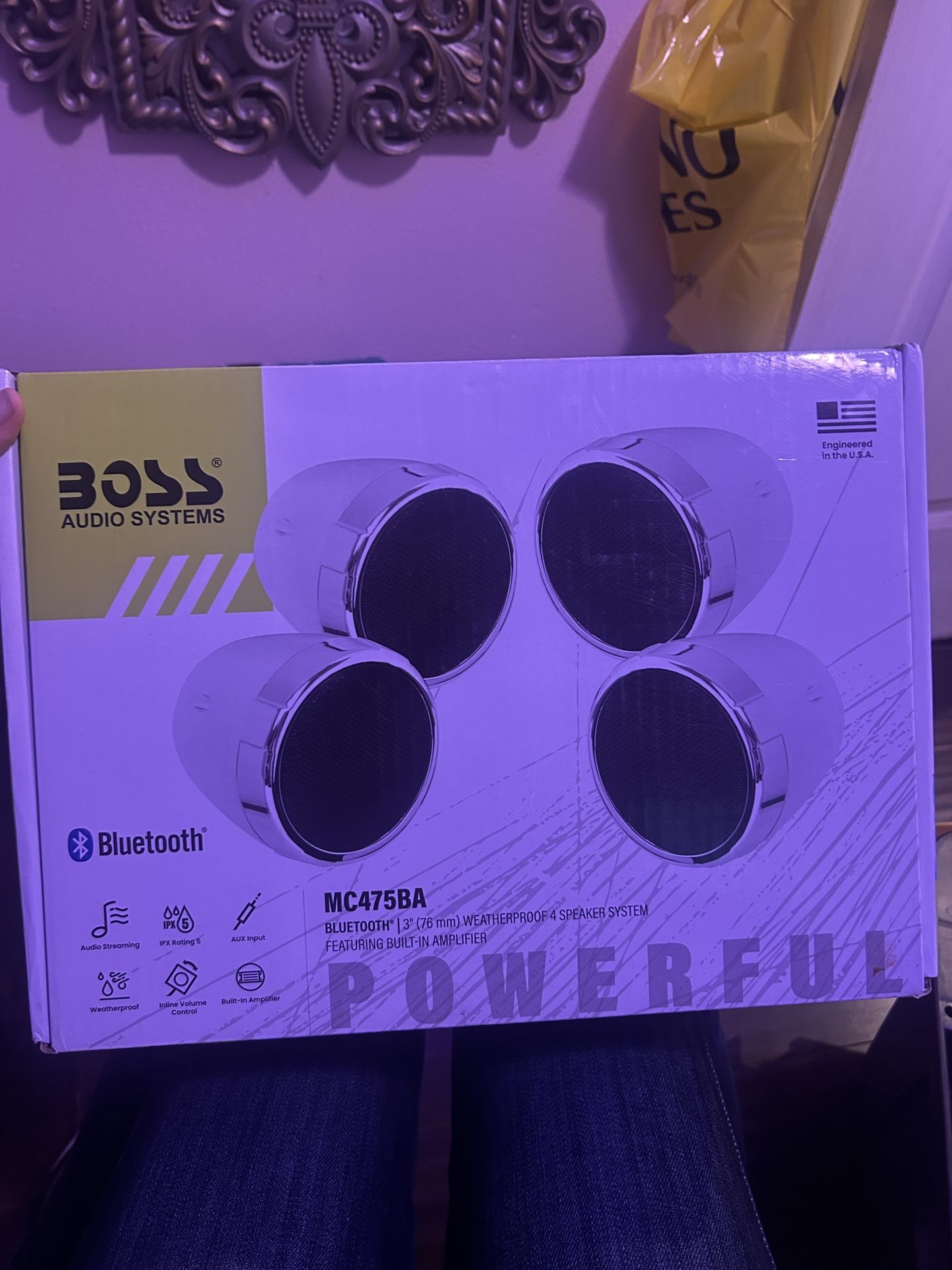 Boss MC475BA Bluetooth Weatherproof Speaker System