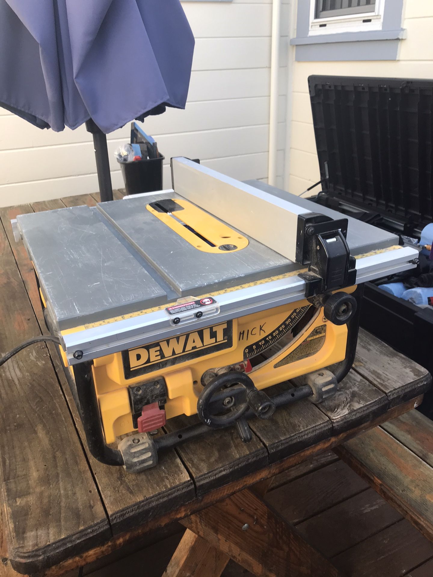 Dewalt tablesaw