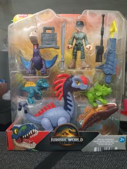 Jurassic World Rebirth Imaginext Land, air, sea multipack